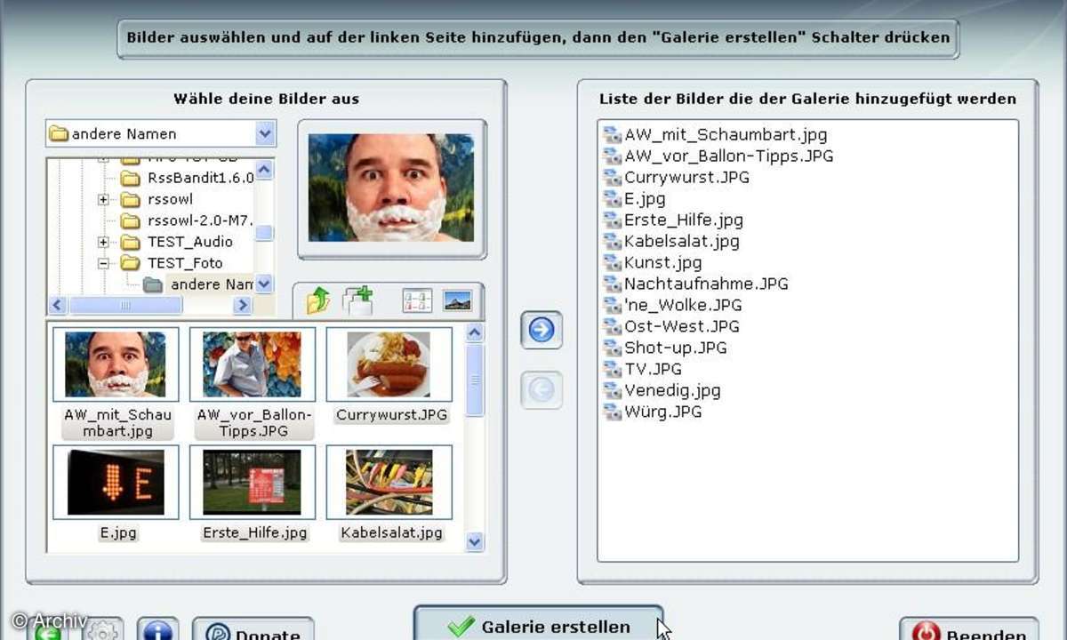 MobaPhoto: portable Bildbearbeitung für USB-Sticks