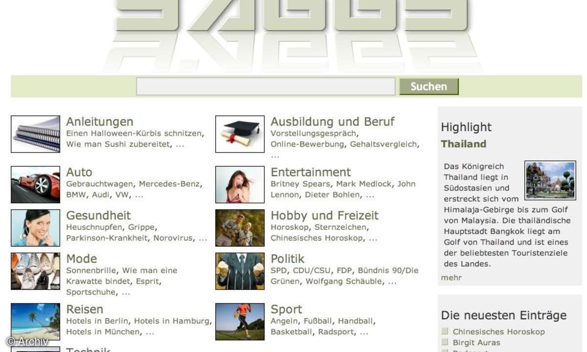Coole Website: yaggs.de