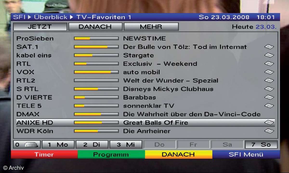HDTV-Festplattenrecorder