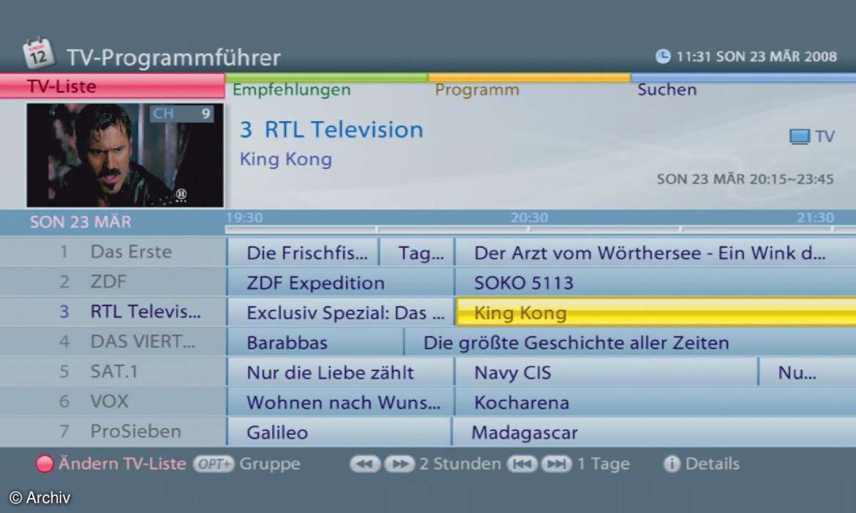 HDTV-Festplattenrecorder