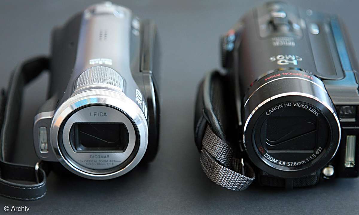 Panasonic vs. Canon HF-10