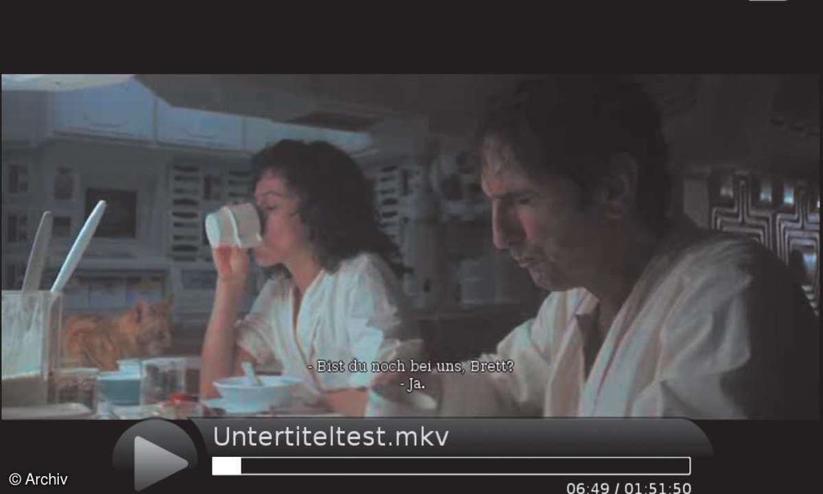 Mediacenter Elisa: Video-Untertitel