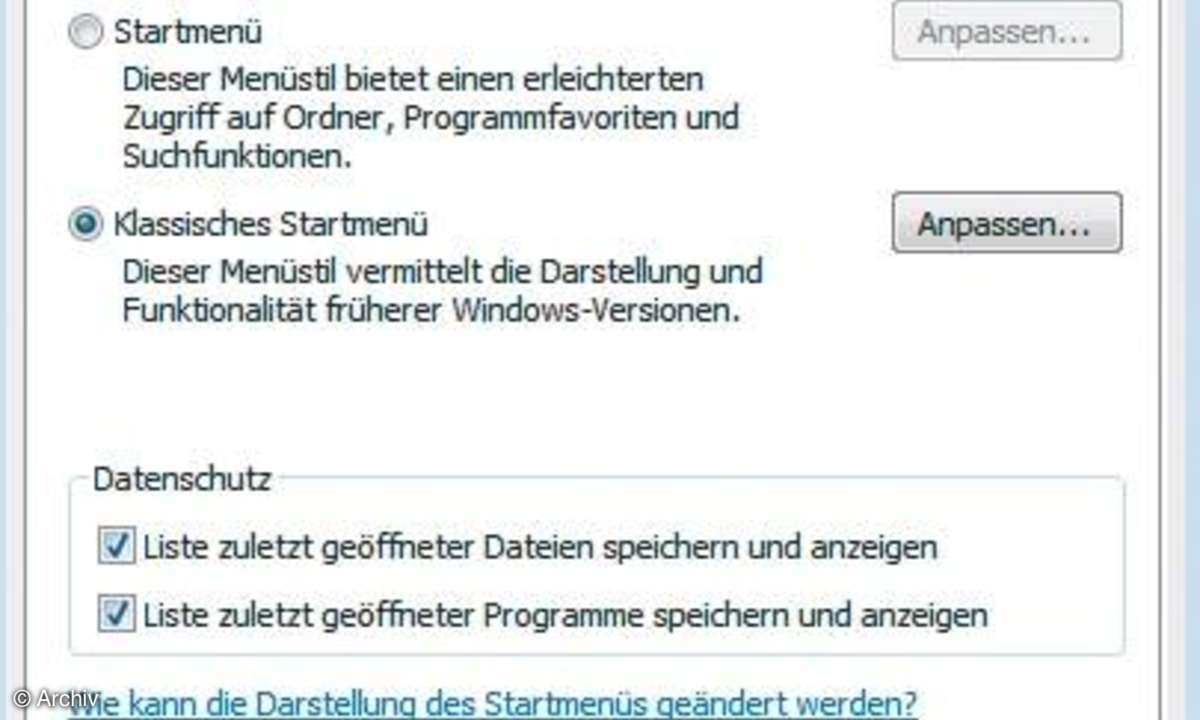 Pimp my Windows: klassisches Startmenü