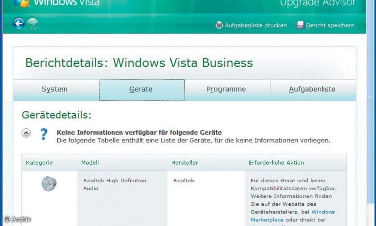 Pimp my Windows: Vista Upgrade Advisor