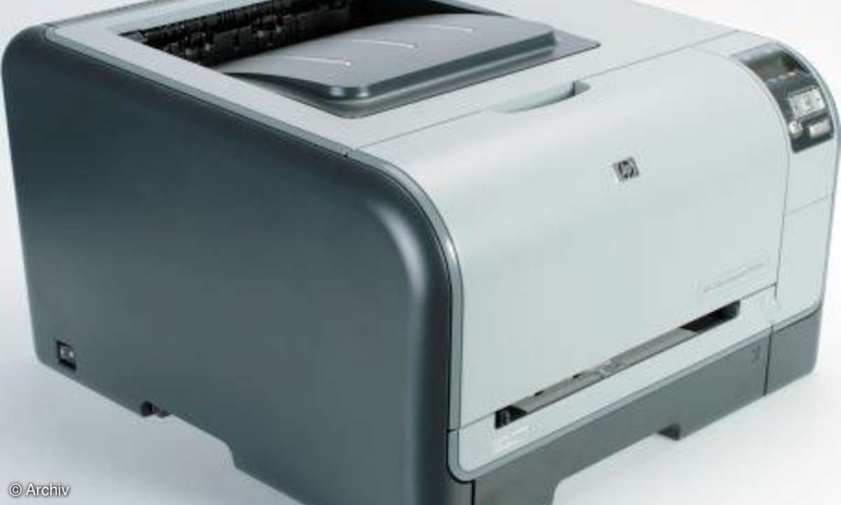 Günstige Farblaserdrucker: HP CP1515n