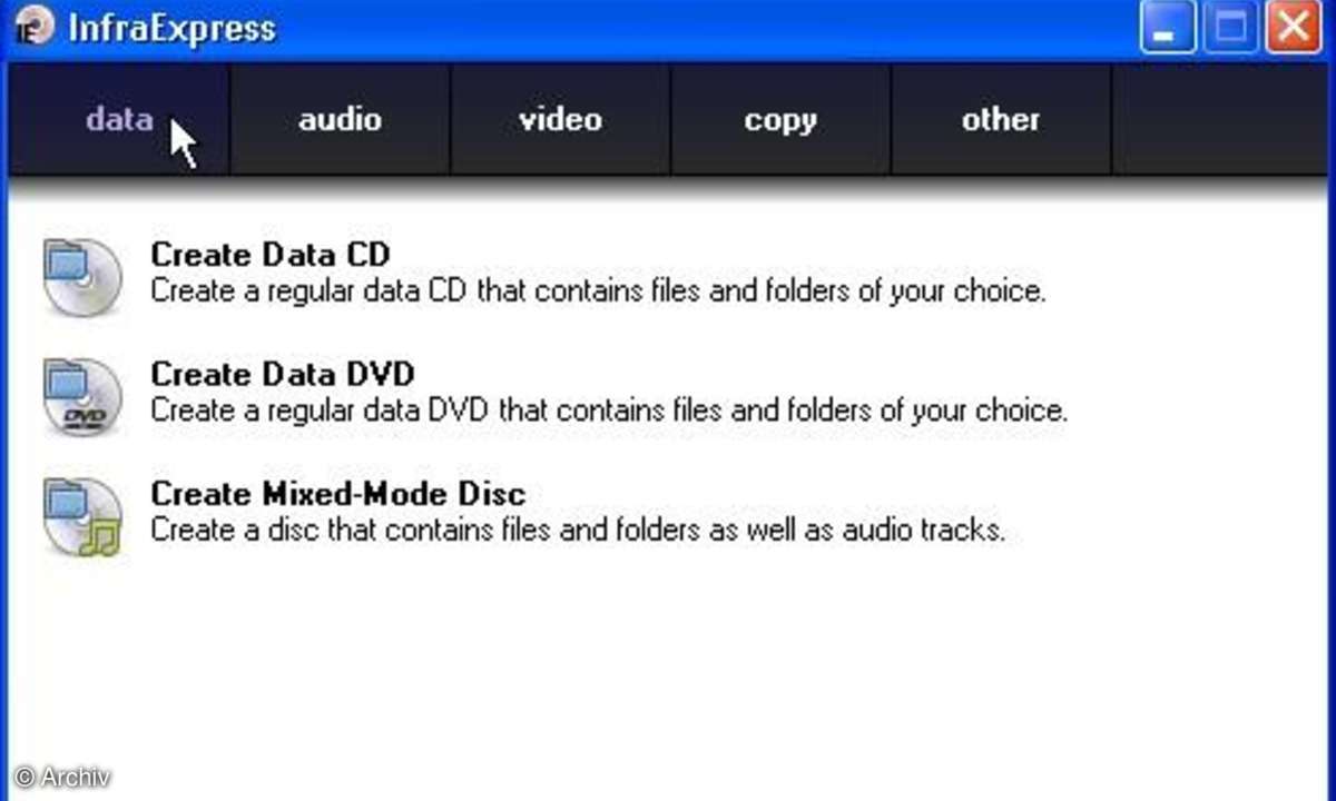 Infrarecorder Portable - Freeware-Brenner für USB-Sticks