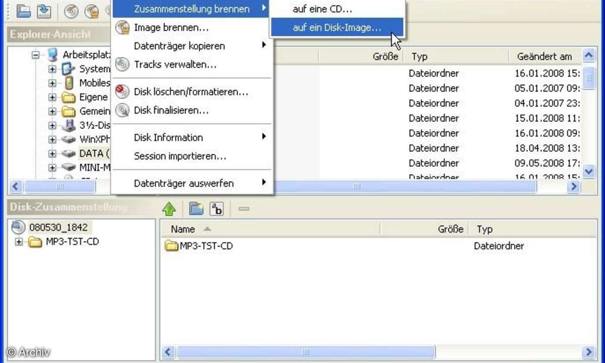 Infrarecorder Portable - Freeware-Brenner für USB-Sticks