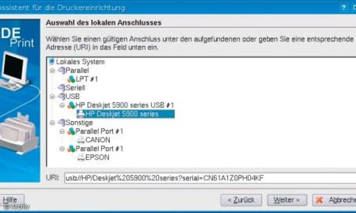Knoppix-Einstieg: Hardware-Erkennung