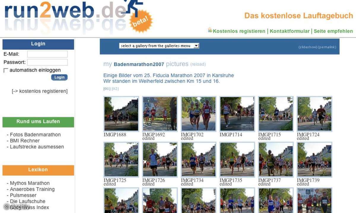 Coole Websites: run2web.de