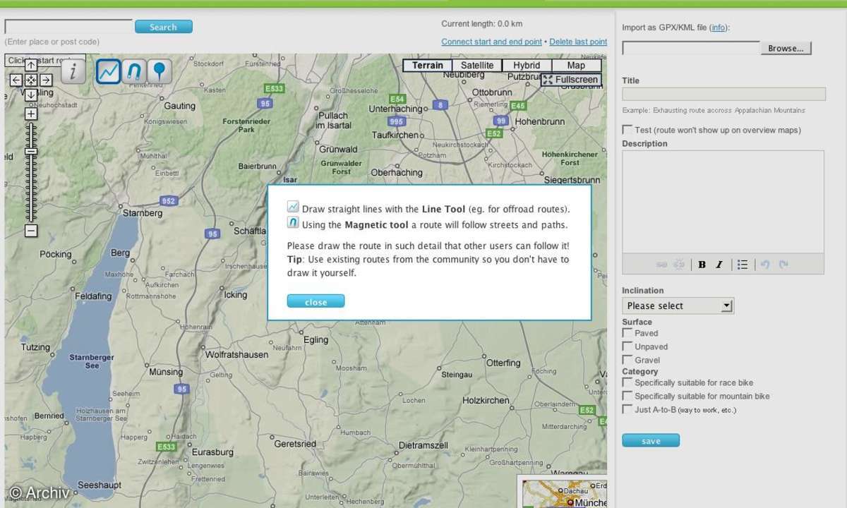 Coole Websites: Bikemap.net