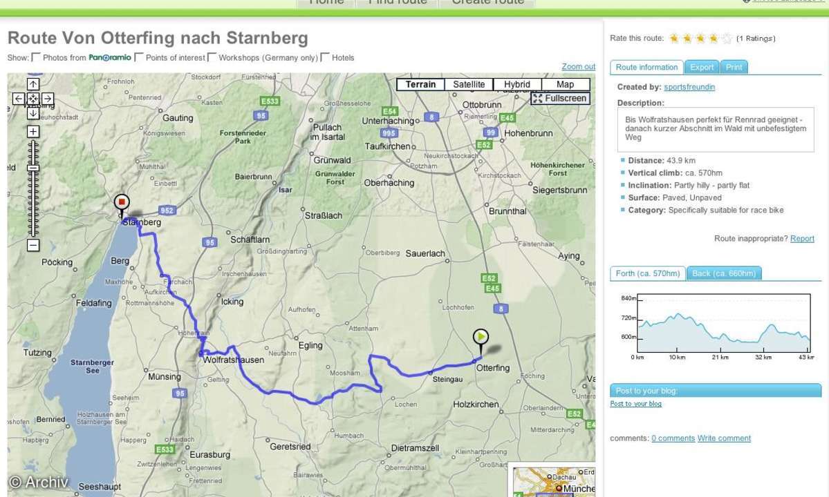 Coole Websites: Bikemap.net