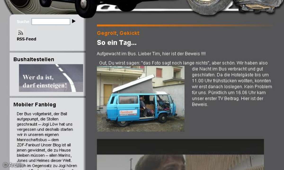 Fußball-EM: ZDF Fanbus 08