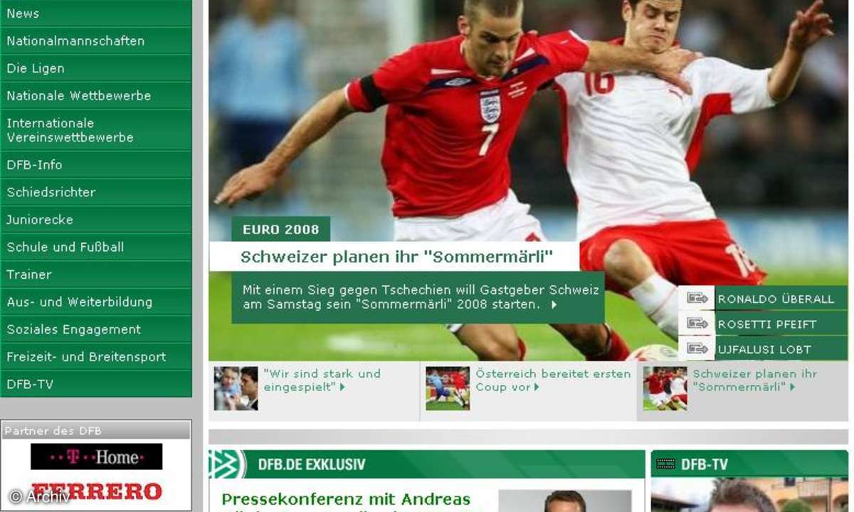 Fußball-EM: DFB.de