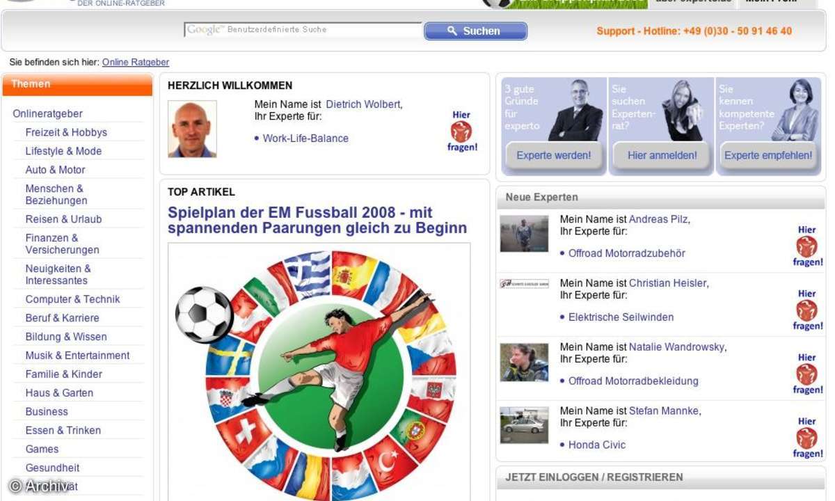Coole Website