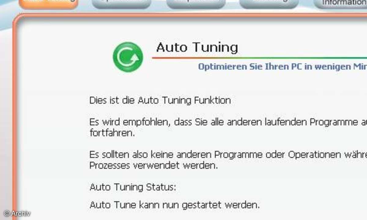XP-Renovierung: PC Booster 6