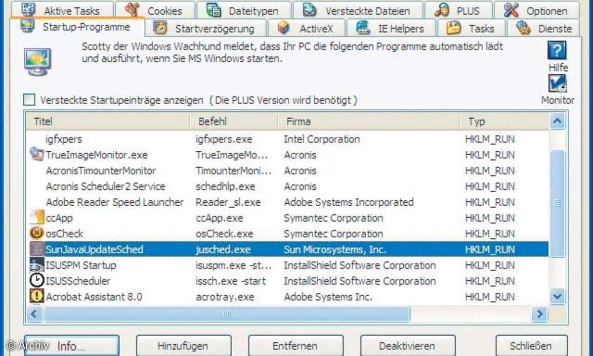 XP-Tuning: WinPatrol