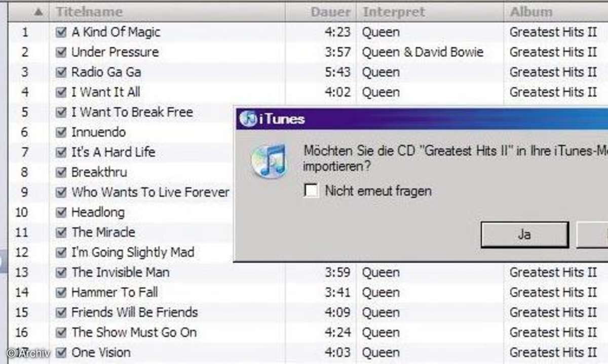 iTunes-Tipps: CD-Kopie