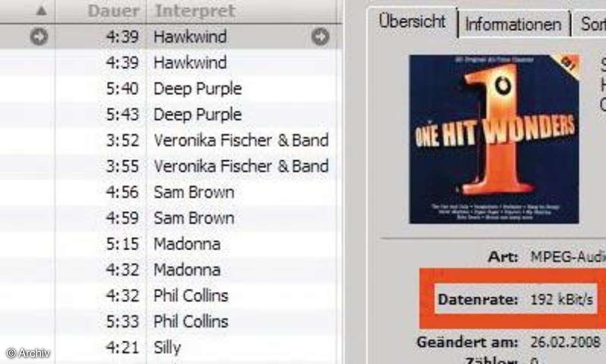 iTunes-Tipps: Doppler aufspüren