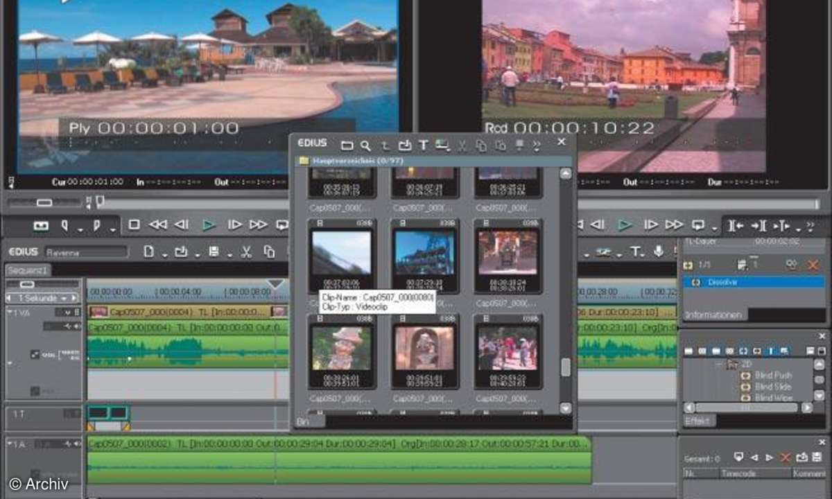 Videoschnitt: Edius Neo