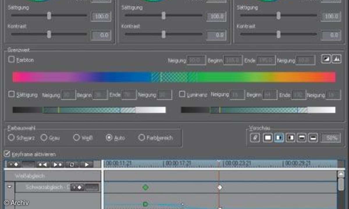 Videoschnitt: Weißabgleich in Edius Neo