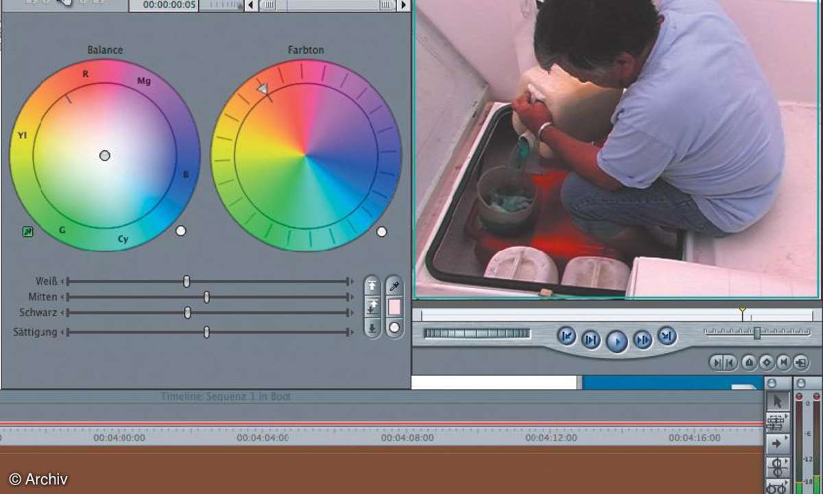 Videoschnitt: Farbkorrektur in Final Cut Express