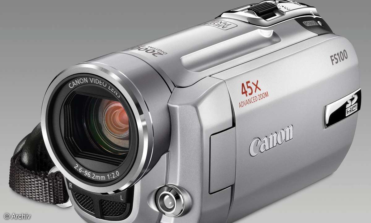 Canon FS100 Flash-Camcorder