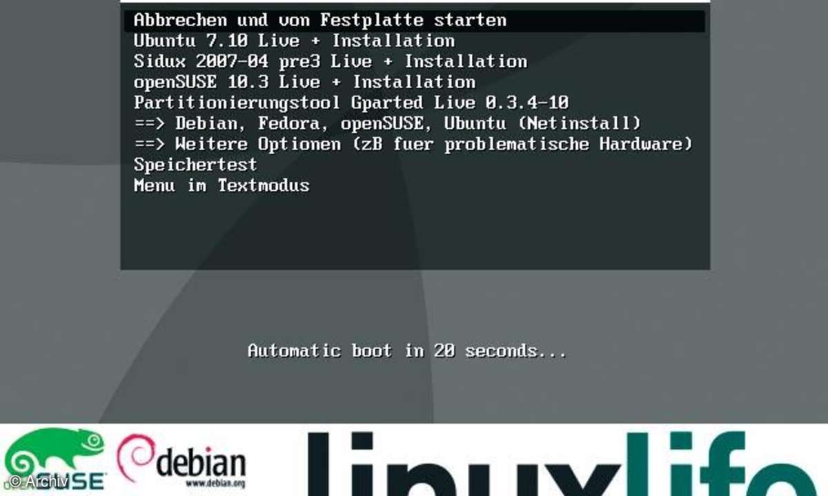 Knoppix-CD: Isolinux