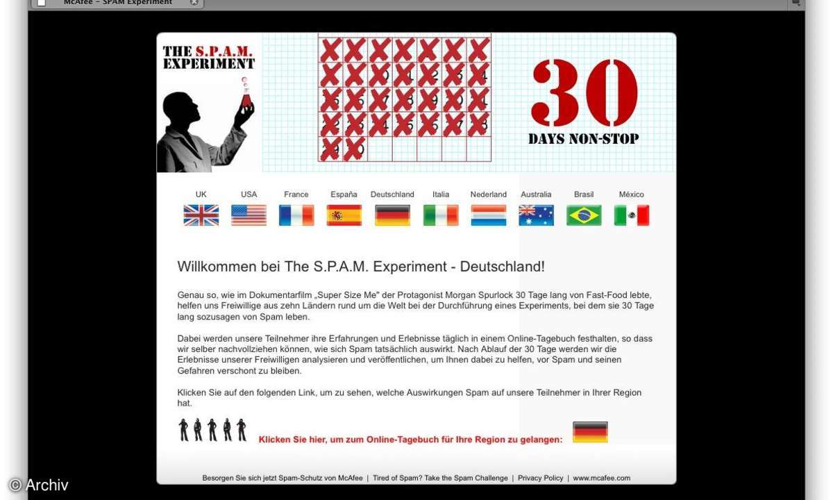 Insiderbericht: Ergebnisse des McAfee Spam-Experiments