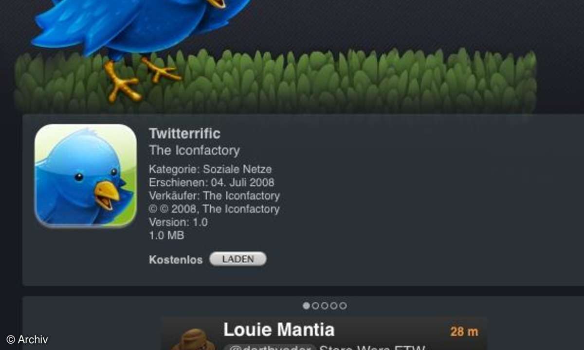 Twiiterrific - iPhone 2.0 Software