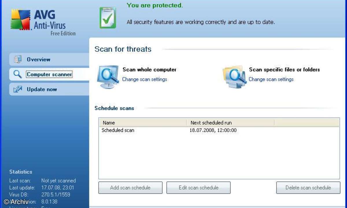 AVG Anti-Virus Free