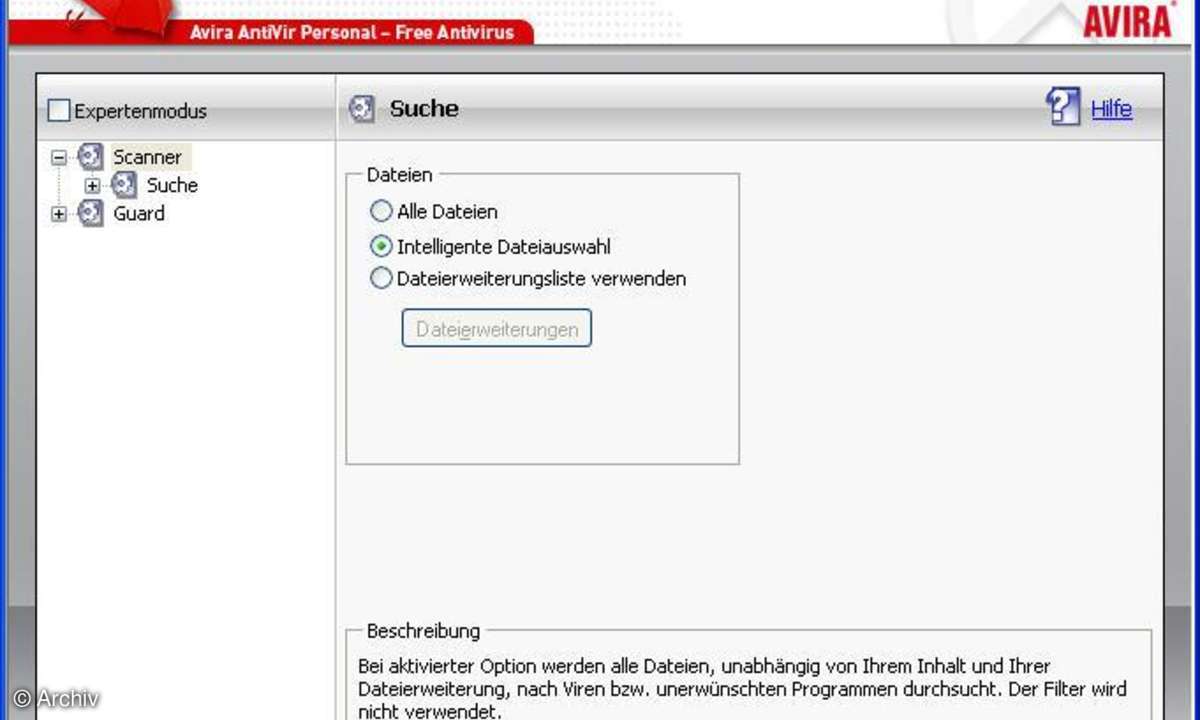 Avira AntiVir Personal Free 8.1