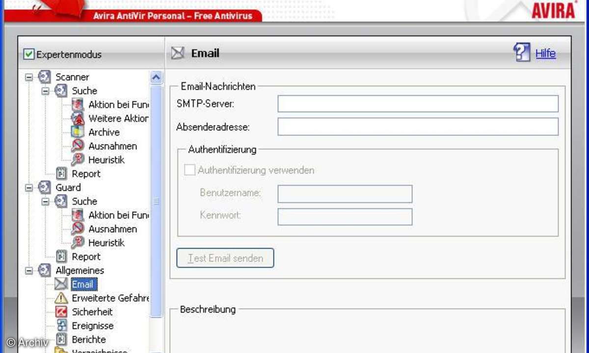 Avira AntiVir Personal Free 8.1