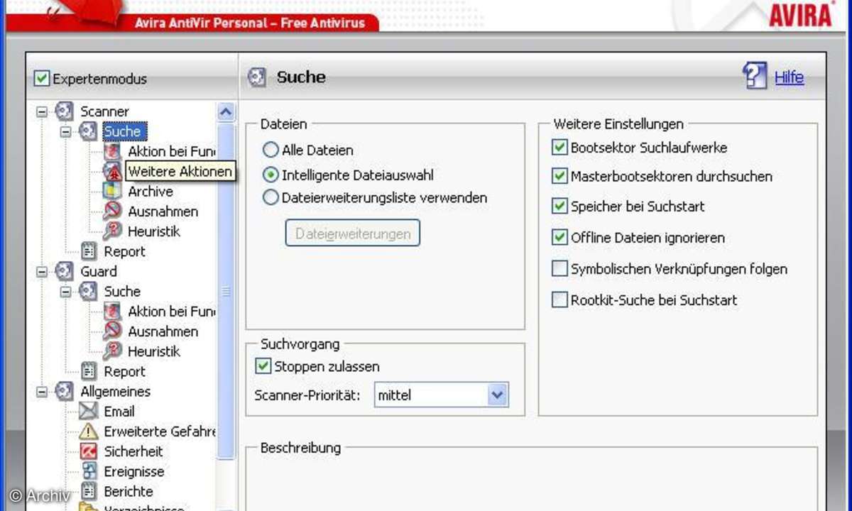 Avira AntiVir Personal Free 8.1