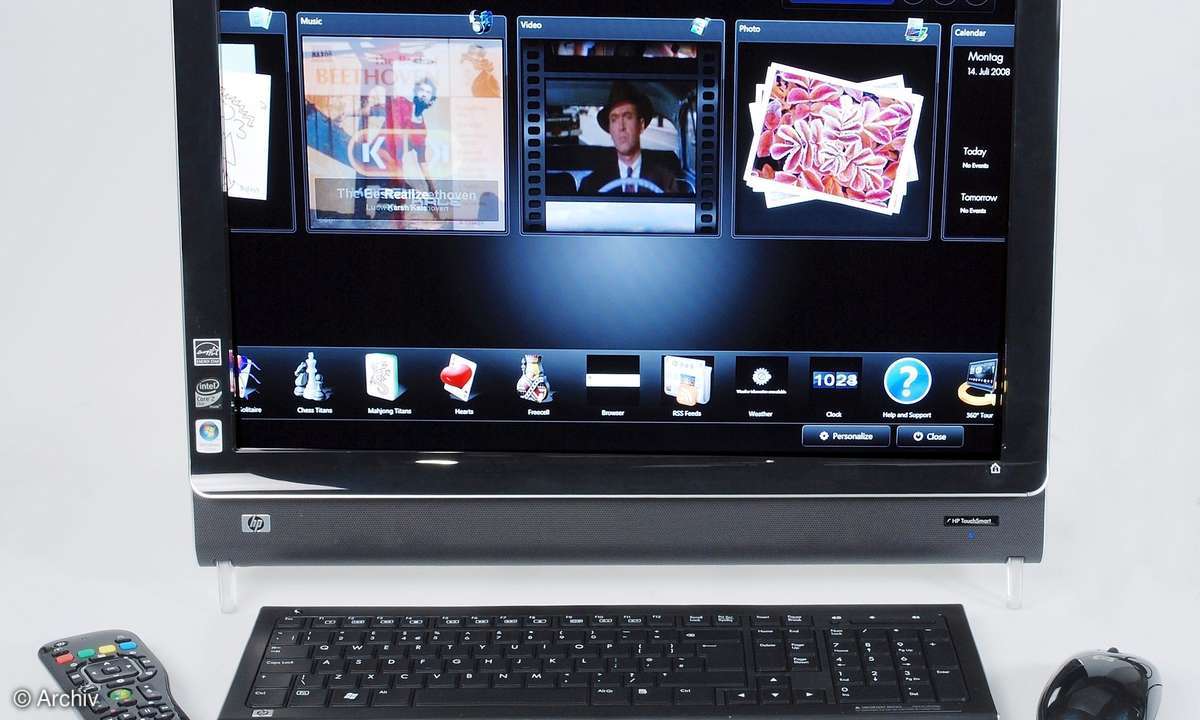 HP TouchSmart Frontansicht