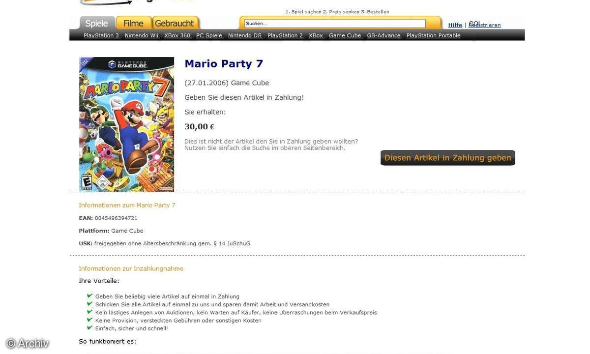 Surftipps aus der Spieleszene: Spiele verkaufen ganz ohne Ebay