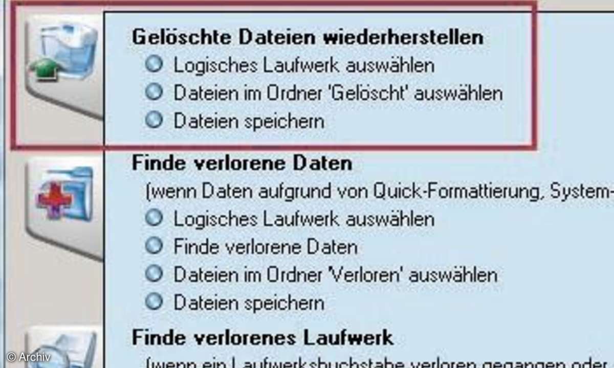 Tools gegen den PC-Crash
