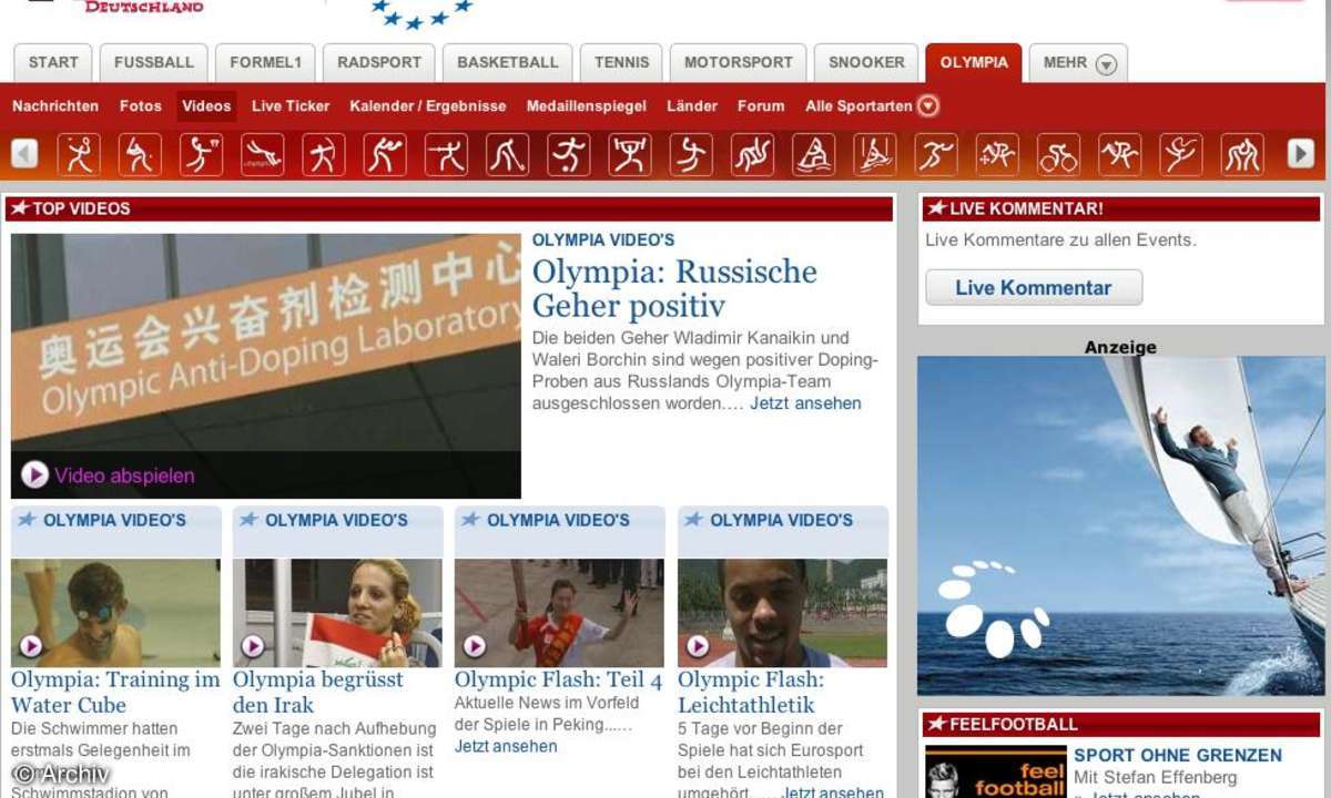 Coole Websites: Olympic Spezial