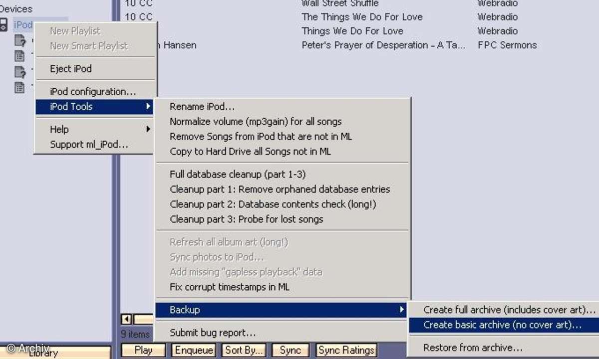 iPod-Utilities
