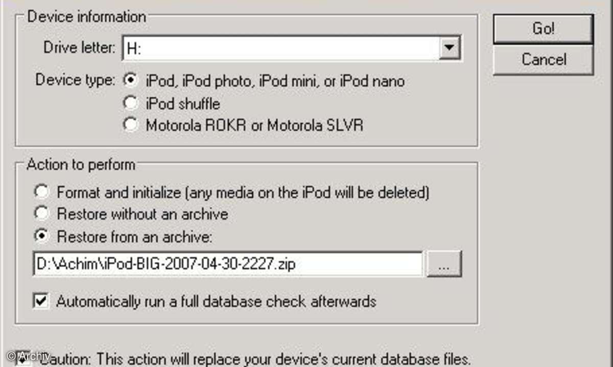iPod-Utilities