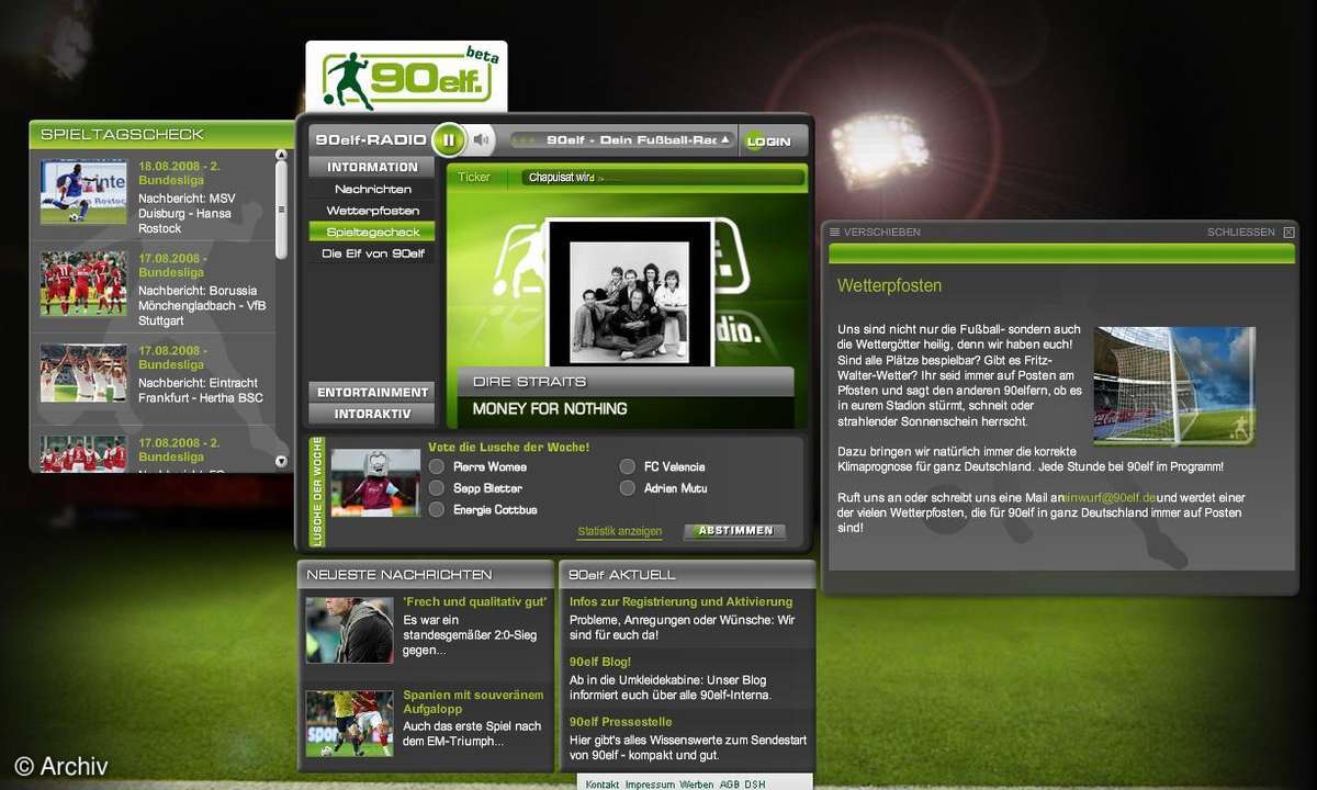 Coole Websites: 90elf.de