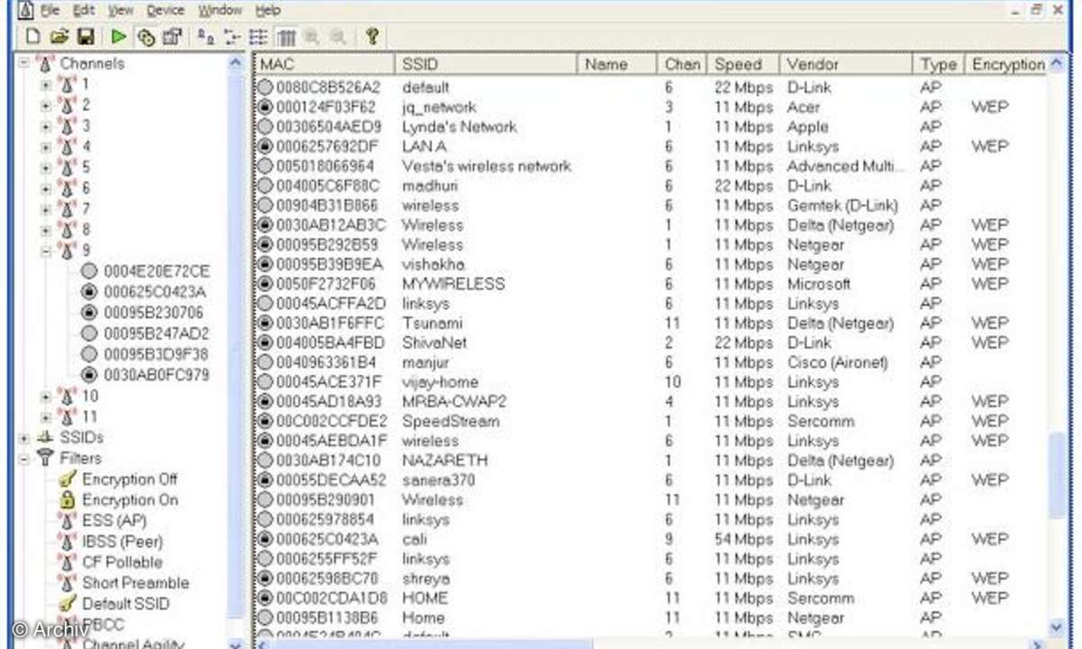 WLAN-Finder