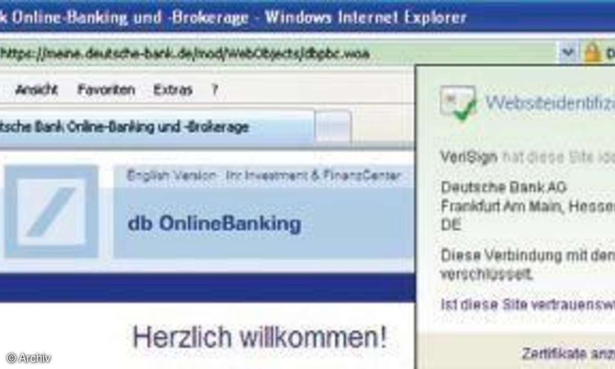 Datenklau beim Online-Banking
