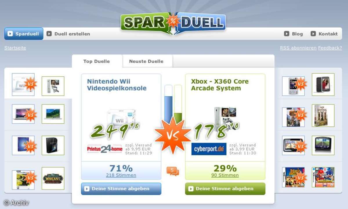 Coole Sites: sparduell.de