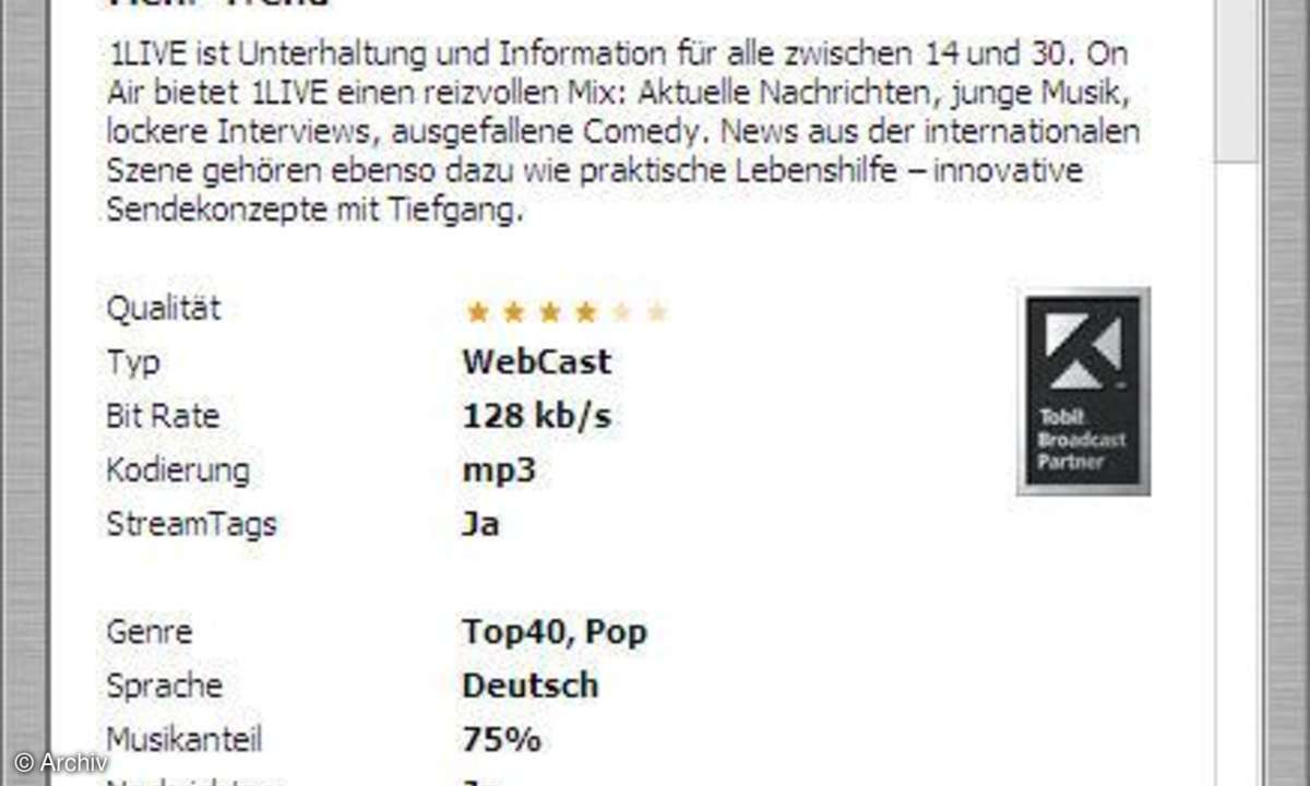 Internet-Radio aufnehmen