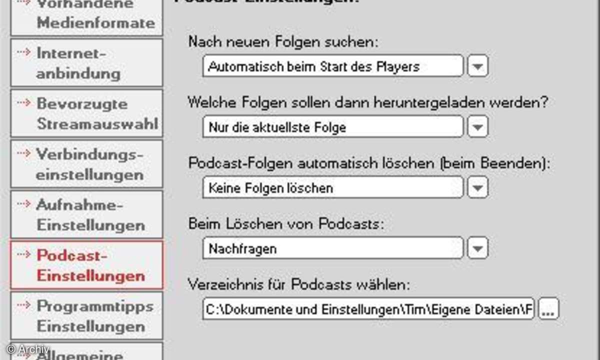 Internet-Radio aufnehmen
