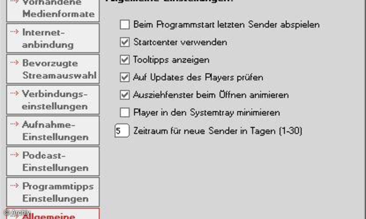 Internet-Radio aufnehmen