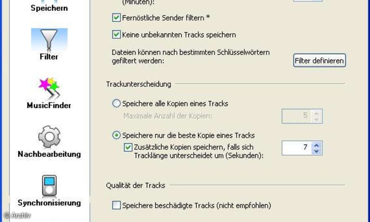 Internet-Radio aufnehmen