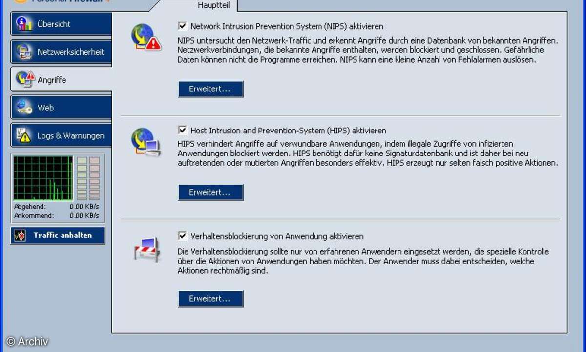 Fünf kostenlose Personal Firewalls