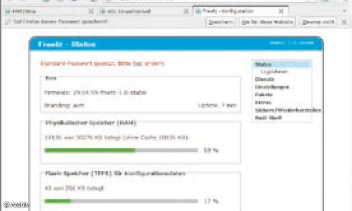 Software Fritz!Box Firmware: Eigene Fritz!Box-Firmware mit Freetz!