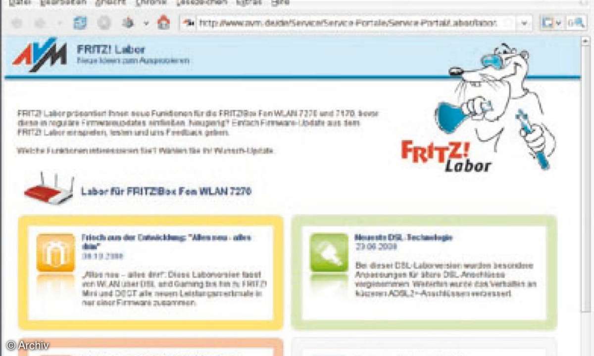 Software Fritz!Box Firmware: Eigene Fritz!Box-Firmware mit Freetz!